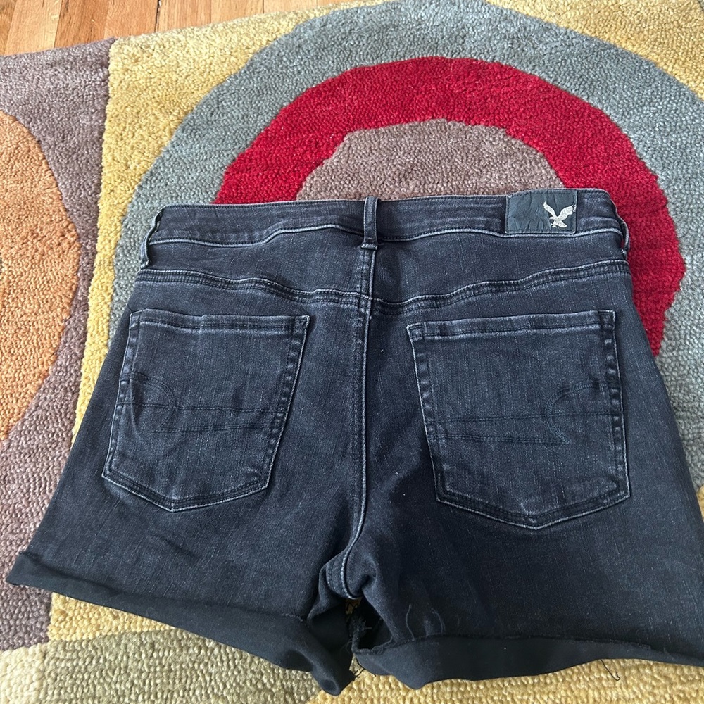 American Eagle Outfitters Black Jean Shorts